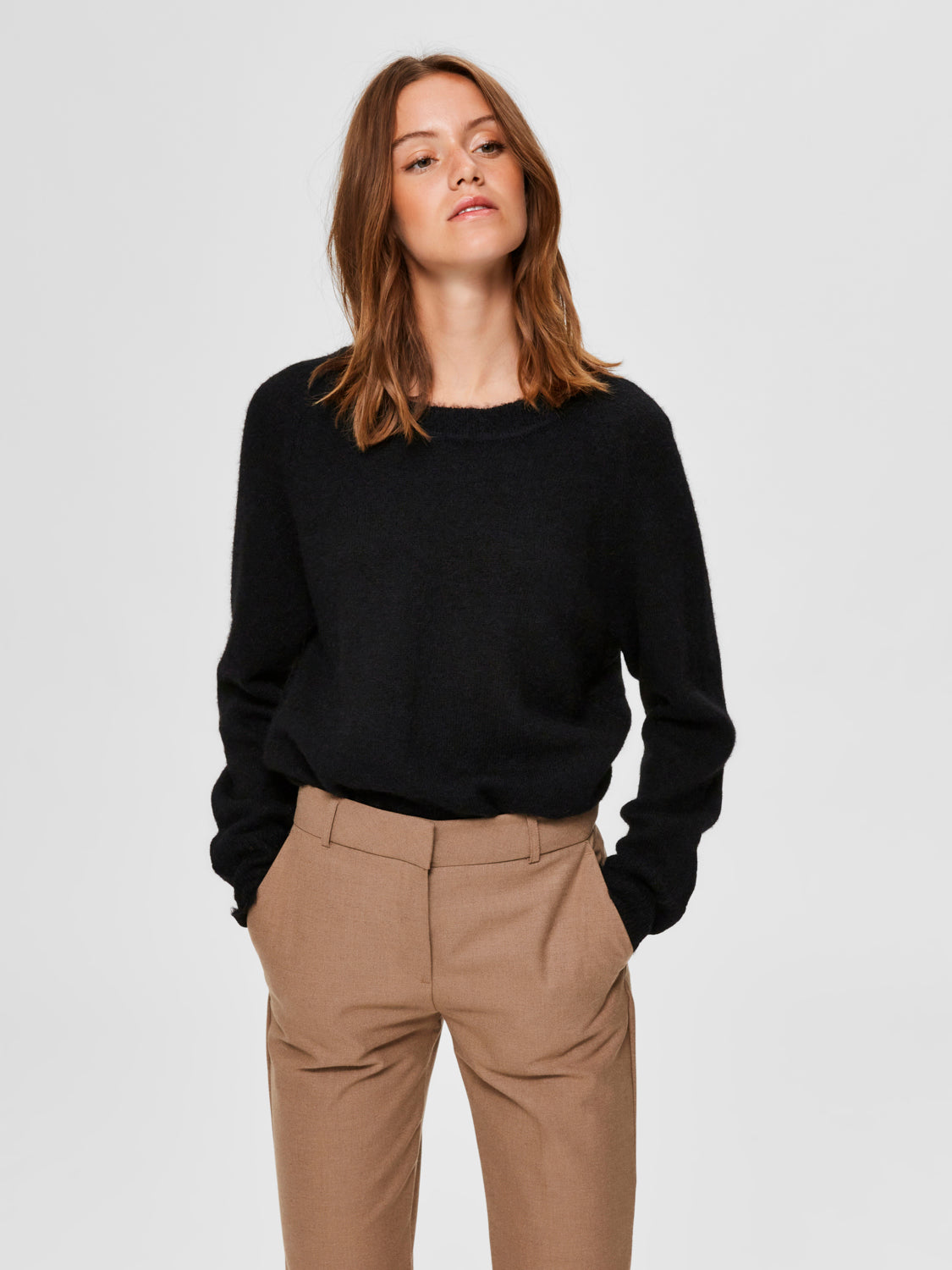 SLFLULU Pullover - black